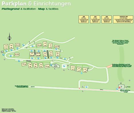 Landal Rehrenberg Parkplan